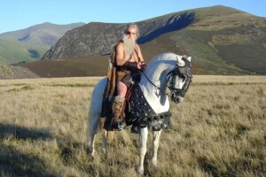 Dylan Jones as a riding double on location in Snowdonia, Sky's "A Colour of Magic" Dylan Jones as a riding double on location in Snowdonia, Sky's "A Colour of Magic"