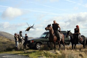 On location in Snowdonia, Colour of Magic for Sky On location in Snowdonia, Colour of Magic for Sky