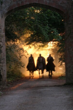 Riders at Grwych Castle - Mystery Files (King Arthur episode) for the National Geographic channel Riders at Grwych Castle - Mystery Files (King Arthur episode) for the National Geographic channel